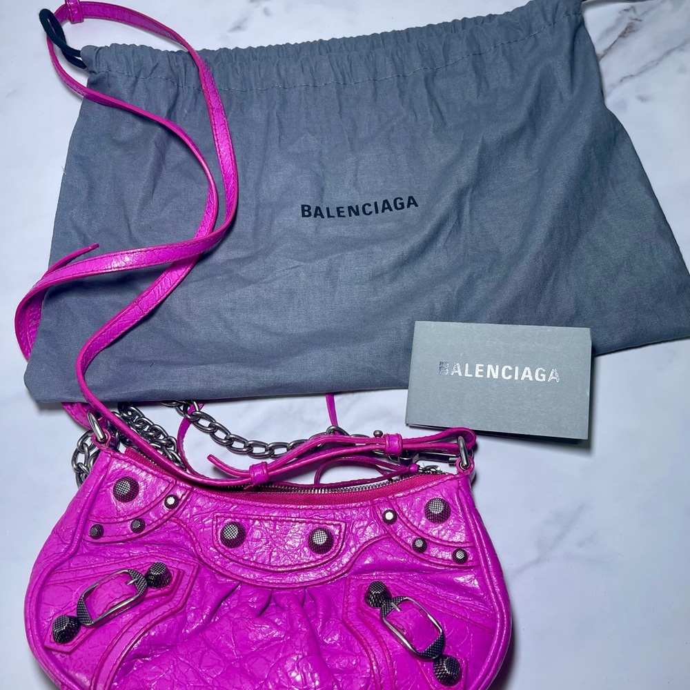 BALENCIAGA  Mini 'Le Cagole' Bag AUTHENTIC
